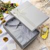 2 Pack Large Gift Boxes with Lids for Presents, 13"x10"x5" White Gift Wrap Boxes, Foldable Box for Gifts, Sturdy Present Box for Birthdays, Anniversaries, Festivals or Special Celebration view 4
