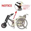 KJLYLPP Electric Wheelchair Handcycle Wheelchair Attachment, Rehabilitation Therapy Electric Wheelchair Conversion Kit with Front Light (8Ah) view 2