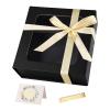 Black Gift Box with Window,7.5"x7.5"x3.1" Bridesmaid Boxe for Gift Giving,Birthday Gifts Boxes with Magnetic,Closure Lid Gift Boxe for Presents,Cute Box,Luxury for Gift Packaging,Gift Boxes for Wrapping Gifts view 1