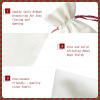 Augenstern Burlap Drawstring Bag Hunting-Deer-Head Reusable Present Wrapping Sack Xmas Holiday Party Favor Bag Medium view 4