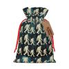 Augenstern Burlap Drawstring Bag Bigf-Oot-Hide-Seek Reusable Present Wrapping Sack Xmas Holiday Party Favor Bag Medium view 1