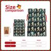 Augenstern Burlap Drawstring Bag Bigf-Oot-Hide-Seek Reusable Present Wrapping Sack Xmas Holiday Party Favor Bag Medium view 3