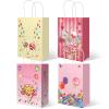 20Pcs Candyland Goodie Bags with Handles, Candy Party Favors Bags, Lollipop Paper Gift Bags, Sweet Candy Party Treat Gift Bags for Kids Birthday Baby Shower Wedding Party Supplies view 1