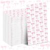 Janlaugh 100 Pack Pink Coquette Bow Napkins Disposable Folded Paper Towel Bow Party Supplies for Birthday Bridal Shower Bachelorette Bathroom wedding Engagement Decoration view 1