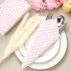 Janlaugh 100 Pack Pink Coquette Bow Napkins Disposable Folded Paper Towel Bow Party Supplies for Birthday Bridal Shower Bachelorette Bathroom wedding Engagement Decoration view 4