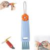 3 in 1 Cup Lid Cleaning Brush, 2025 Upgrade Cups Cleanings Brushs Portable Crevice Cleanings Brushs Set for Baby Bottle Gap Tight Spaces Cups, Multifunctional Cleaning Brush Cup Lid Cleaner view 1