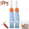 3 in 1 Cup Lid Cleaning Brush, 2025 Upgrade Cups Cleanings Brushs Portable Crevice Cleanings Brushs Set for Baby Bottle Gap Tight Spaces Cups, Multifunctional Cleaning Brush Cup Lid Cleaner view 1