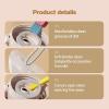 3 in 1 Cup Lid Cleaning Brush, 2025 Upgrade Cups Cleanings Brushs Portable Crevice Cleanings Brushs Set for Baby Bottle Gap Tight Spaces Cups, Multifunctional Cleaning Brush Cup Lid Cleaner view 3