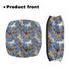 Gomyblomy Rollator Walker Seat and Backrest Rollbar Covers Set Running Horses Adjustable Soft Walker Seat Covers Universal Stretchy Rollator Walker Accessories for Seniors view 2