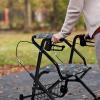 Gomyblomy Rollator Walker Seat and Backrest Rollbar Covers Set Running Horses Adjustable Soft Walker Seat Covers Universal Stretchy Rollator Walker Accessories for Seniors view 4