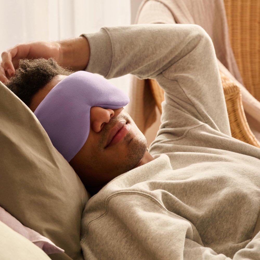 Bearaby Weighted Eye Mask - Sleep Mask - (Sweet Lavender) 23 x 4