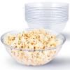 48 oz Clear Plastic Serving Bowls (12 Pack) Disposable Candy Dishes, Buffet Containers for Chips, Popcorn, Snacks, Mints, Salad Bar, Snack Bowl Parties, Office Desk, Bridal Shower, Party Supplies view 1