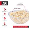 48 oz Clear Plastic Serving Bowls (12 Pack) Disposable Candy Dishes, Buffet Containers for Chips, Popcorn, Snacks, Mints, Salad Bar, Snack Bowl Parties, Office Desk, Bridal Shower, Party Supplies view 3
