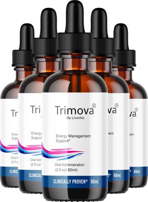 (5 Pack) Trimova Liquid Drops, Advanced Formula, TrimovaDrops Vitamin, TrimovaDrops Metabolic, TrimovaDrops Metabolism 5 Bottles for 150 Days