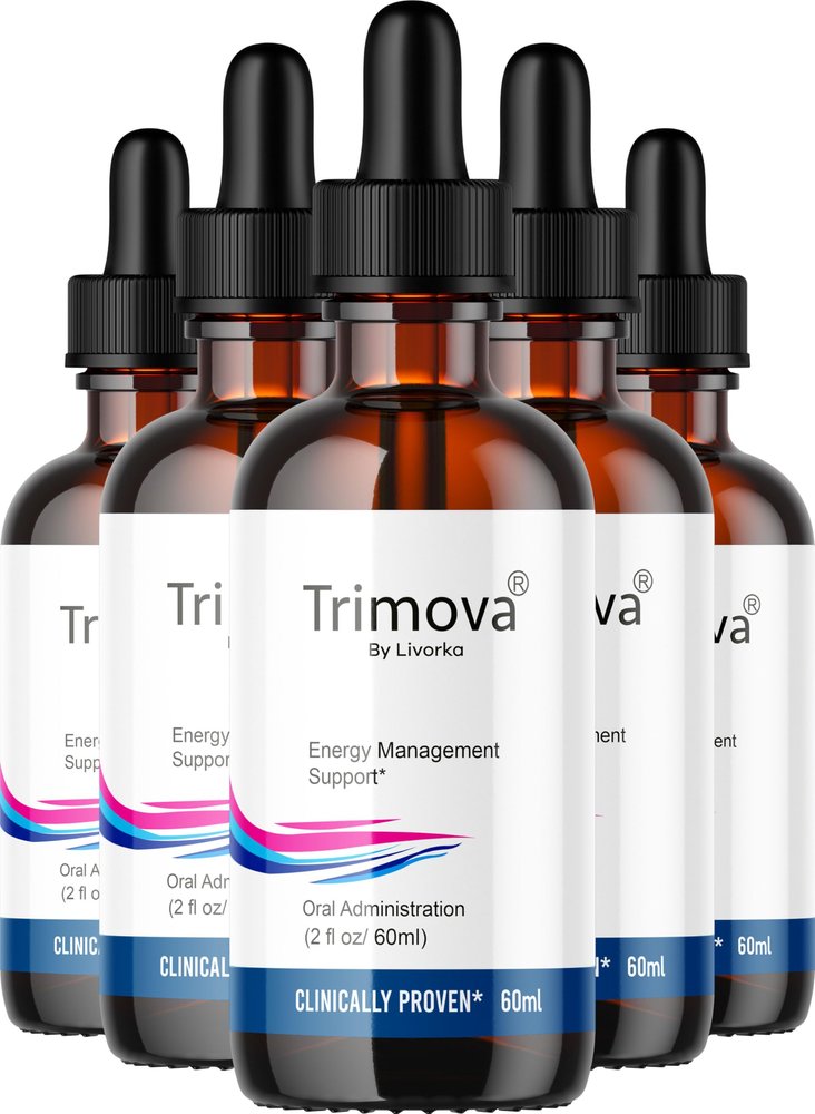(5 Pack) Trimova Liquid Drops, Advanced Formula, TrimovaDrops Vitamin, TrimovaDrops Metabolic, TrimovaDrops Metabolism 5 Bottles for 150 Days