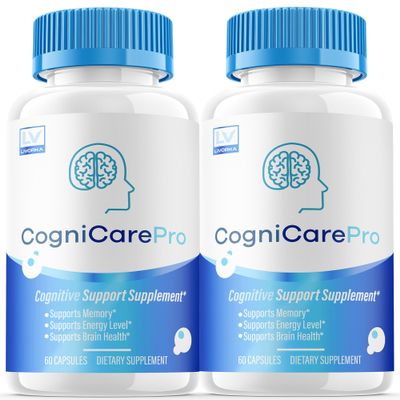 (2 Pack) Cognicare Pro Capsules, Cognicare Pro, Cognicare Pro Pills, Cognicare Pro Advanced Formula, Cognicare Pro Vitamins, Cognicare Pro Formula 120 Capsules for 2 Months