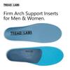 Tread Labs Pace Insoles for Plantar Fasciitis Relief & Flat Feet  Firm Arch Support Inserts for Men & Women  Replaceable Top Covers, Million-Mile Guarantee view 4