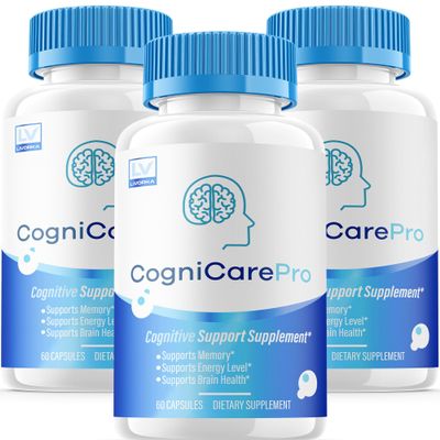 (3 Pack) Cognicare Pro Capsules, Cognicare Pro, Cognicare Pro Pills, Advanced Formula, Cognicare Pro Vitamins, Cognicare Pro Formula 180 Capsules for 3 Months