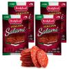 Bridgford Italian Salami 5 oz Pack of 4 - Zero Carb Healthy Salami Sliced Charcuterie Meat for Your Charcuterie Boards or Antipasto Platters - Ready-to-Eat Snack for On-the-Go Snacking view 1