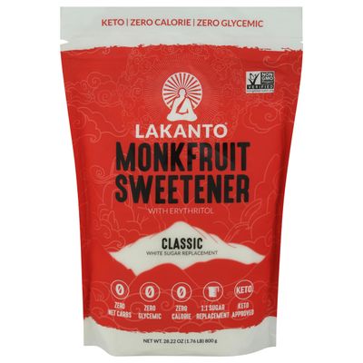 NineLife Basics L.akanto Classic Monkfruit Sweetener 28.22 oz (Pack of 8)