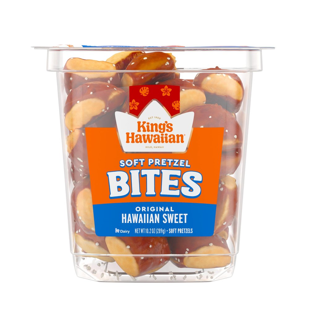 King's Hawaiian Original Hawaiian Sweet Soft Pretzel Bites, 10.2 oz