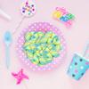 Dinosaur Twists Marshmallows - 7.76 oz Vanilla-Flavored 3-Color Twists (Yellow, Green, Blue) - Fun Bulk Marshmallows Easter Treat, for Parties, Snacks, and Desserts view 3