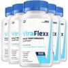 (5 Pack) ViraFlexx Capsules Supplement, Vira Flexx Advanced Men Wellness Support, Official ViraFlex Maximum Strength Energy Performance, Vira Flex Premium Dietary Formula Reviews (300 Capsules) view 1
