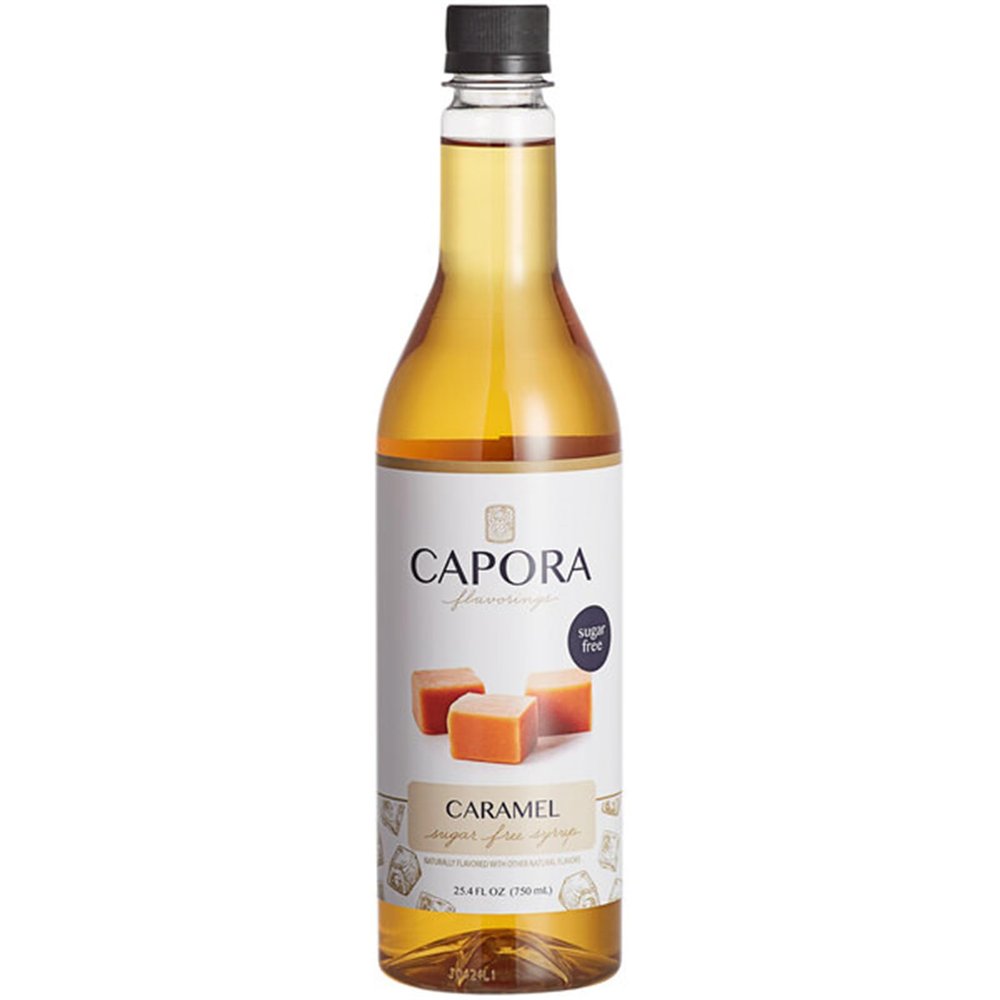 FixtureDisplays Capora Sugar Free Caramel Flavoring Syrup 750 mL WS-513SYPSFCARM-NPF