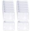 24 Pcs Clear Plastic Pill Bags Zippered Pill Pouch Bags Small Reusable Pill Pouches Small Travel Medicine Pouches Vitamin Storage Bags with Slide Lock view 1