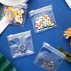 24 Pcs Clear Plastic Pill Bags Zippered Pill Pouch Bags Small Reusable Pill Pouches Small Travel Medicine Pouches Vitamin Storage Bags with Slide Lock view 3