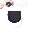 WINDSIUUU Silicone RetainerCase with Lanyard, Portable Travel Retainer Holder Braces Aligner Case with Vent Holes Aligner RetainerCases for Girls Women Kids Travel Denture Night Guard Container view 1