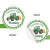 40pcs Tractor Round Stickers, Tractor Birthday Thank You Stickers, Farm Truck Round Labels for Boy, Green Farm Truck Labels for 1st Birthday Party Favors view 4