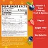 2 Pack - Organic Vitamin C Gummies 120mg for Adults, Sugar Free, Daily Immune Defense, Raw Antioxidant, 100% Whole Food Chewable Vitamin C Supplement from 1200mg Berries & Fruits for Collagen, Vegan view 2