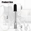 1 Pair Silver 6.2-Inch Wheelchair Brake Handle Extensions - Medical Wheelchair & Transport Chair Brake Handle Extenders - Accessories Parts view 2