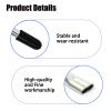 1 Pair Silver 6.2-Inch Wheelchair Brake Handle Extensions - Medical Wheelchair & Transport Chair Brake Handle Extenders - Accessories Parts view 3
