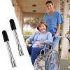 1 Pair Silver 6.2-Inch Wheelchair Brake Handle Extensions - Medical Wheelchair & Transport Chair Brake Handle Extenders - Accessories Parts view 4