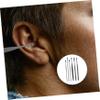 Didiseaon 4sets Ergonomic Earwax Removal Tool Spiral Ear Picks Stainless Steel Ear Cleaner Safe for Ages Easy to Use view 4