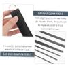 Didiseaon 6sets Ear Care Remover Cleaning Tool Bag Ear Wax Removal Spiral Tool Keychain for Travel view 3