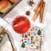 80Pcs Christmas Cocktail Napkins Watercolor Nutcracker Disposable Paper Napkins Beverage Napkins for Xmas Party Tableware Supplies view 4