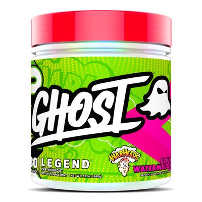 GHOST Legend Pre-Workout Powder, Warheads Sour Watermelon - 30 Servings  Pre-Workout for Men & Women with Choline, L-Citrulline, & Beta Alanine for Energy & Focus