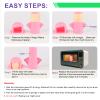 Asltw Happy or Angry Mom Microwave Cleaner, Microwave Oven Steam Cleaner, Just Add Vinegar and Water, Easily Cleans the Crud in Minutes (Pink) view 4