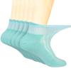 +MD Diabetic Socks for Men Women-6 Pairs Ankle Non-Binding Extra Wide, Circulator Socks for Edema 10-13 6/Green view 1