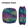SUITOSELFY Rainbow Leopard Print Rollator Walker Accessories Seat Cover for Ladies Universal Fit Seat Covers for Walkers for Seniors view 2
