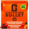 Caffeine Bullet Energy Chews - Chocolate Orange. 80 * 85mg - Faster Kick Than Pills, Gels and Gum. Sport Science for Running, Cycling, Gaming & A Pre Workout Endurance Boost. view 1