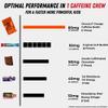 Caffeine Bullet Energy Chews - Chocolate Orange. 80 * 85mg - Faster Kick Than Pills, Gels and Gum. Sport Science for Running, Cycling, Gaming & A Pre Workout Endurance Boost. view 2