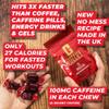 Caffeine Bullet Mint Energy Chews *80  Faster Boost Than Gels, Tablets and Gum. 100mg per Serving - Sport Science for Running, Cycling, Gaming & Pre Workout Endurance Kick. view 4