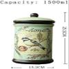 Pet Urn Mini Cremation Urns Pet Funeral Urns, Cremation Urns, Adults Children Pet Urn, Retro Ceramics Seal Moisture Proof Memorial Weng Used for Store A Small Amount of Human Ash Cremation urns view 2