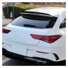 Compatible for Mercedes Benz CLA Shooting Brake X118 CLA180 200 220 250 CLA45 AMG 2019 2020 2021 2022 2023 Car Rear Trunk Roof Spoiler Wing(Carbon Look) view 4