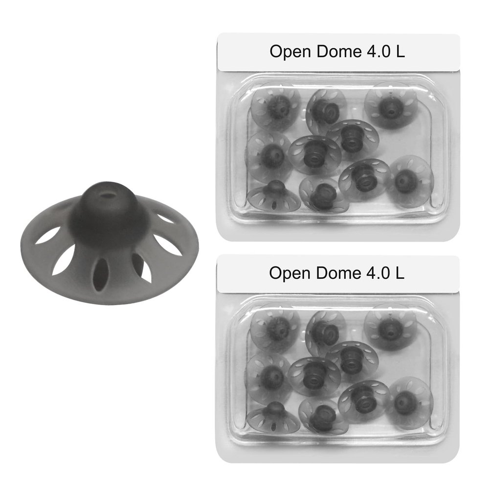 20 Counts Phonak Open 4.0 Hearing Aid Domes,Universal Open Domes for Phonak Hearing Aid Supplies (Large)