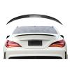 Glossy Car Rear Trunk Spoiler Wing Lip Compatible for Mercedes Benz CLA Class C117 CLA200 CLA260 CLA45 AMG 2013-2019 Tail Tailgate Lip(Carbon black) view 1